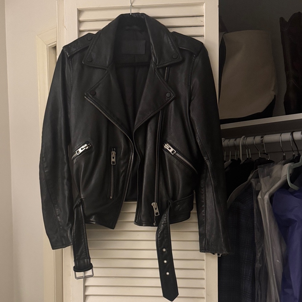 All Saints Balfern Leather Jacket